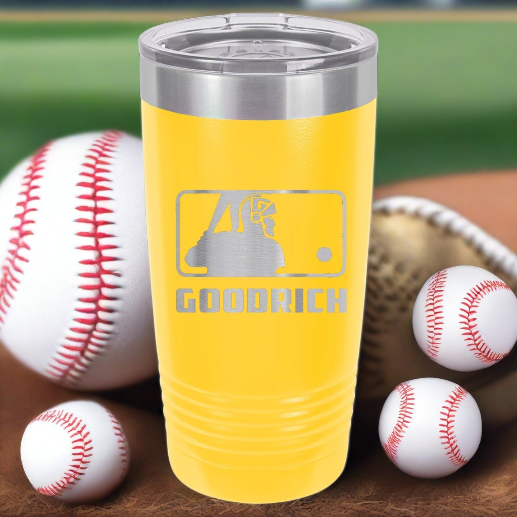 Goodrich Baseball Engraved 20oz Ringneck Tumbler