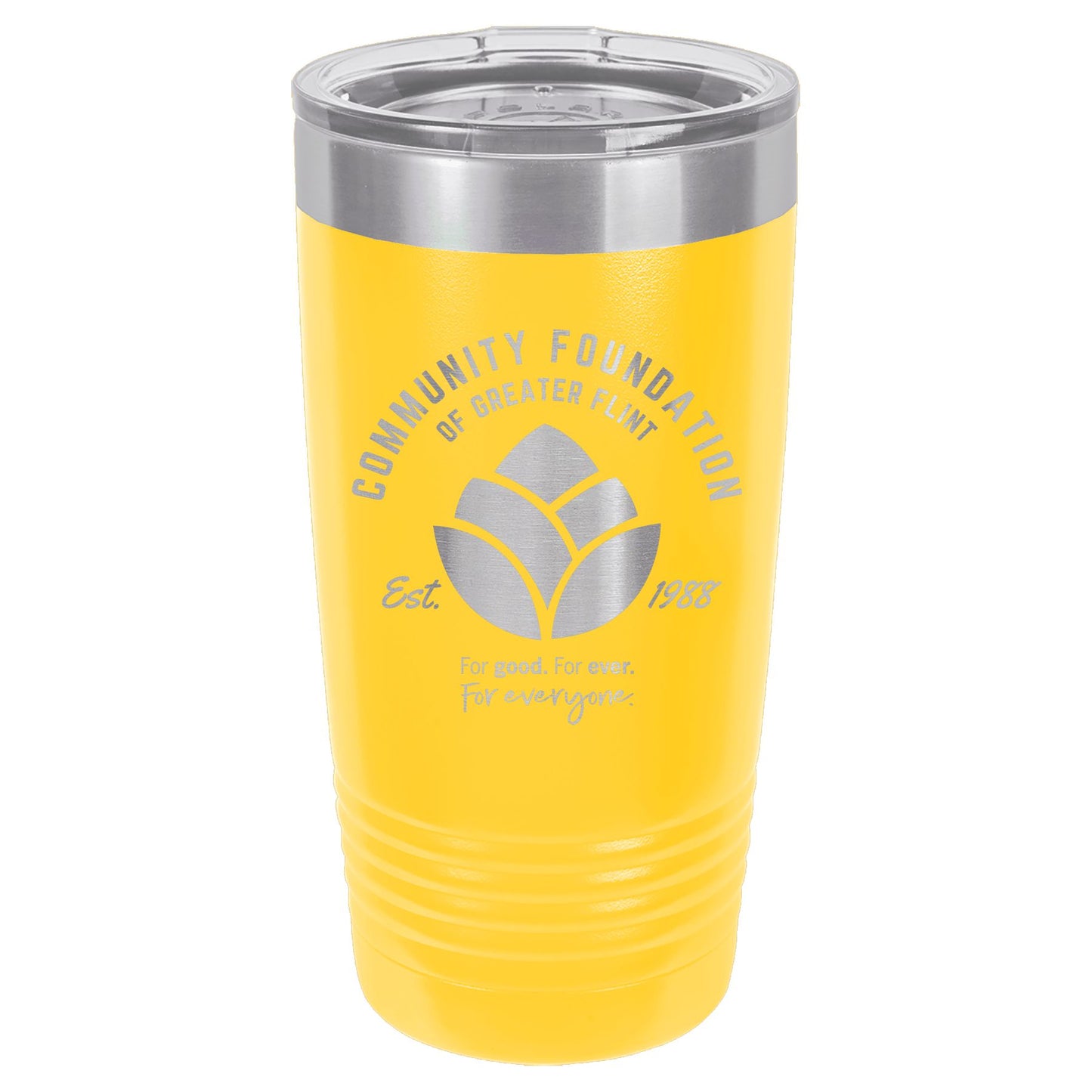 Community Foundation of Greater Flint Engraved 20 oz Ringneck Tumbler