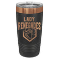 Lady Renegades Bronze Engraved 20oz Ringneck Tumbler
