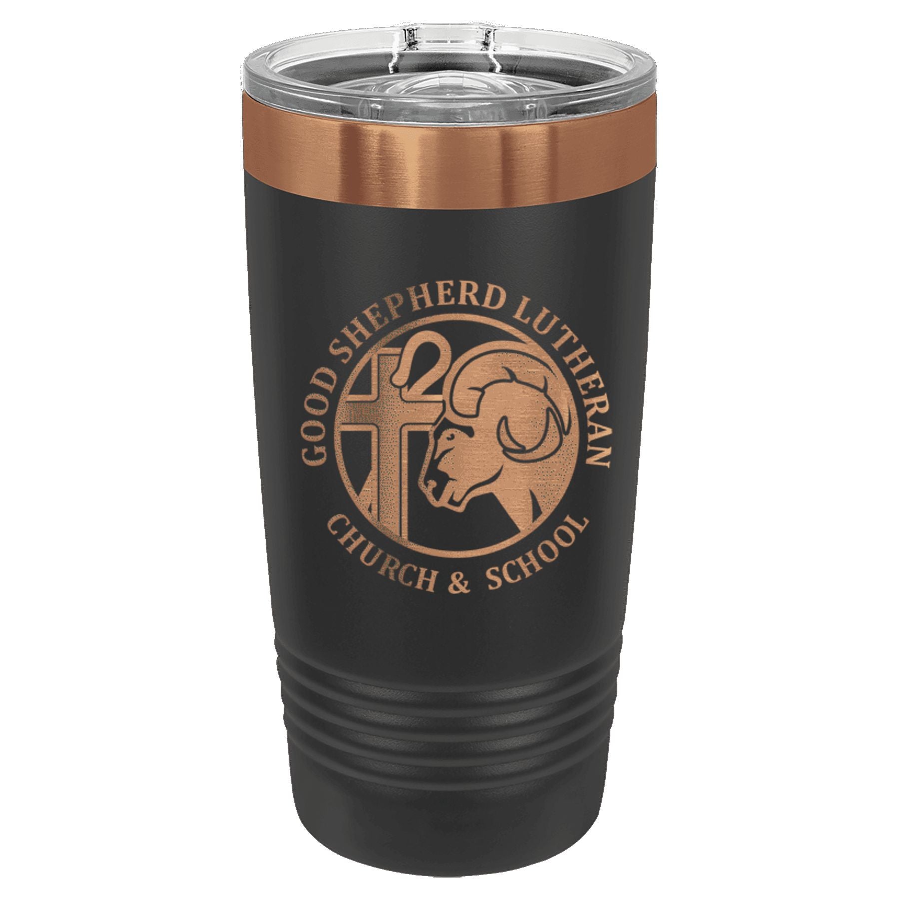 Good Shepherd Bronze Engraved 20oz Ringneck Tumbler