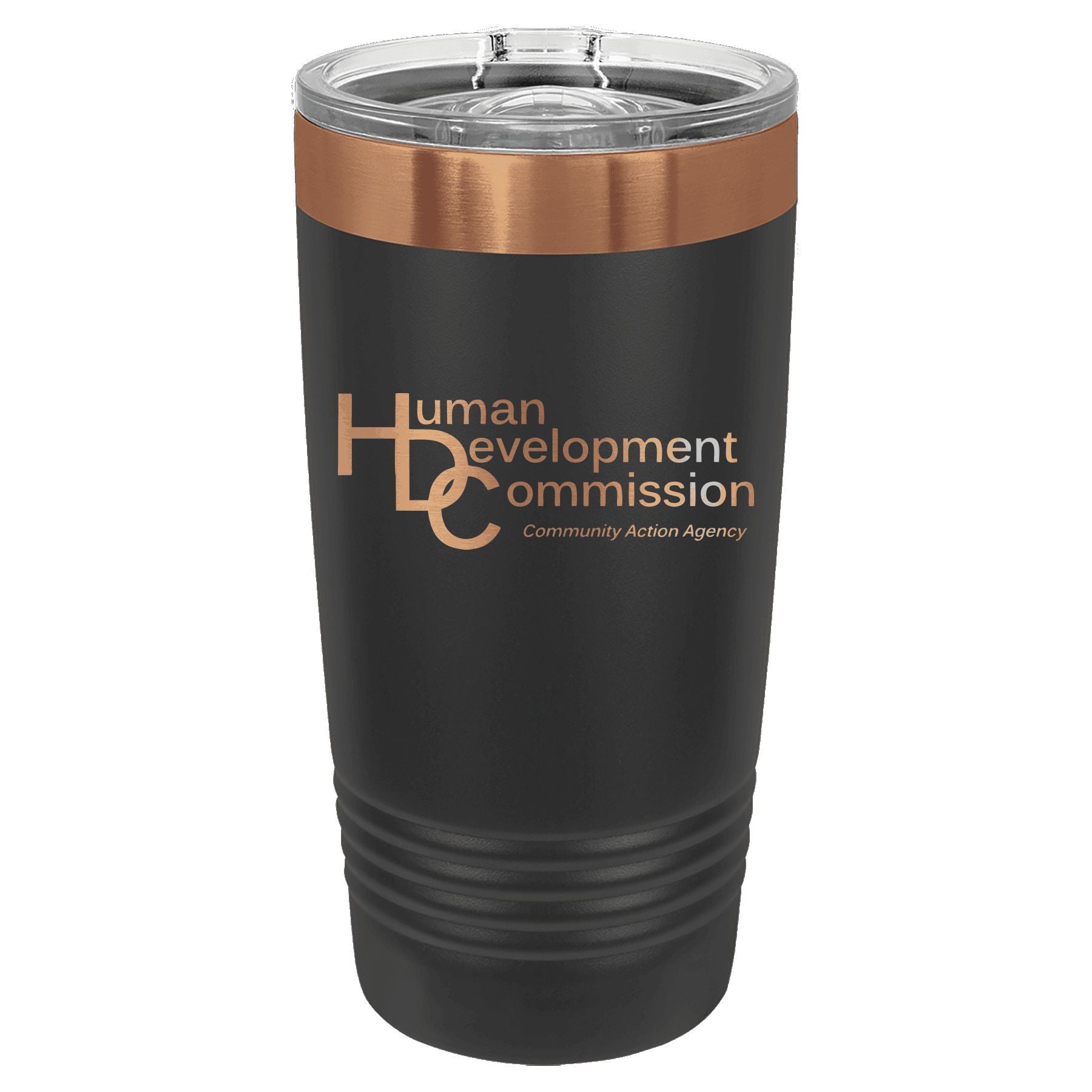Human Development Commission Bronze Engraved 20oz Ringneck Tumbler