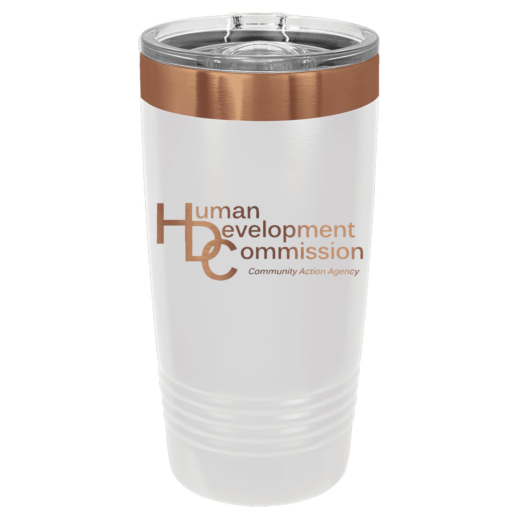 Human Development Commission Bronze Engraved 20oz Ringneck Tumbler