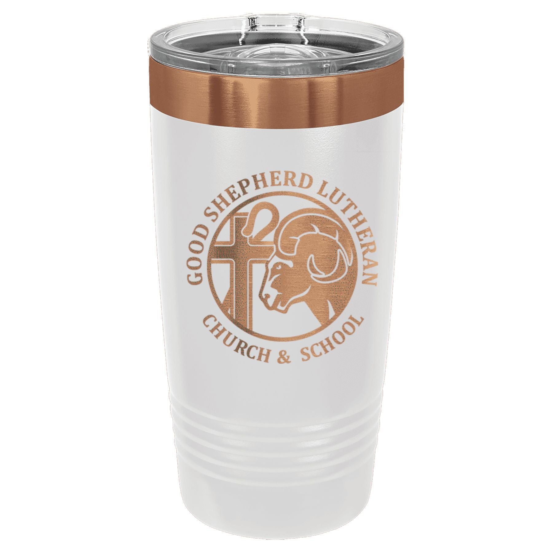 Good Shepherd Bronze Engraved 20oz Ringneck Tumbler