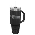 Human Development Commission 40 oz. Travel Mug with Handle & Straw