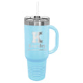 Kearsley Education Association 40 oz. Travel Mug with Handle & Straw