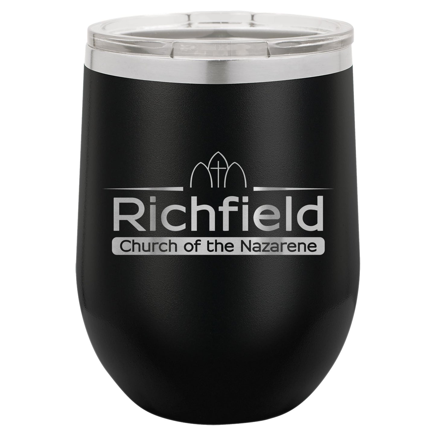 Richfield Church of the Nazarene 12 oz. Vacuum Insulated Stemless Tumbler Sample Set