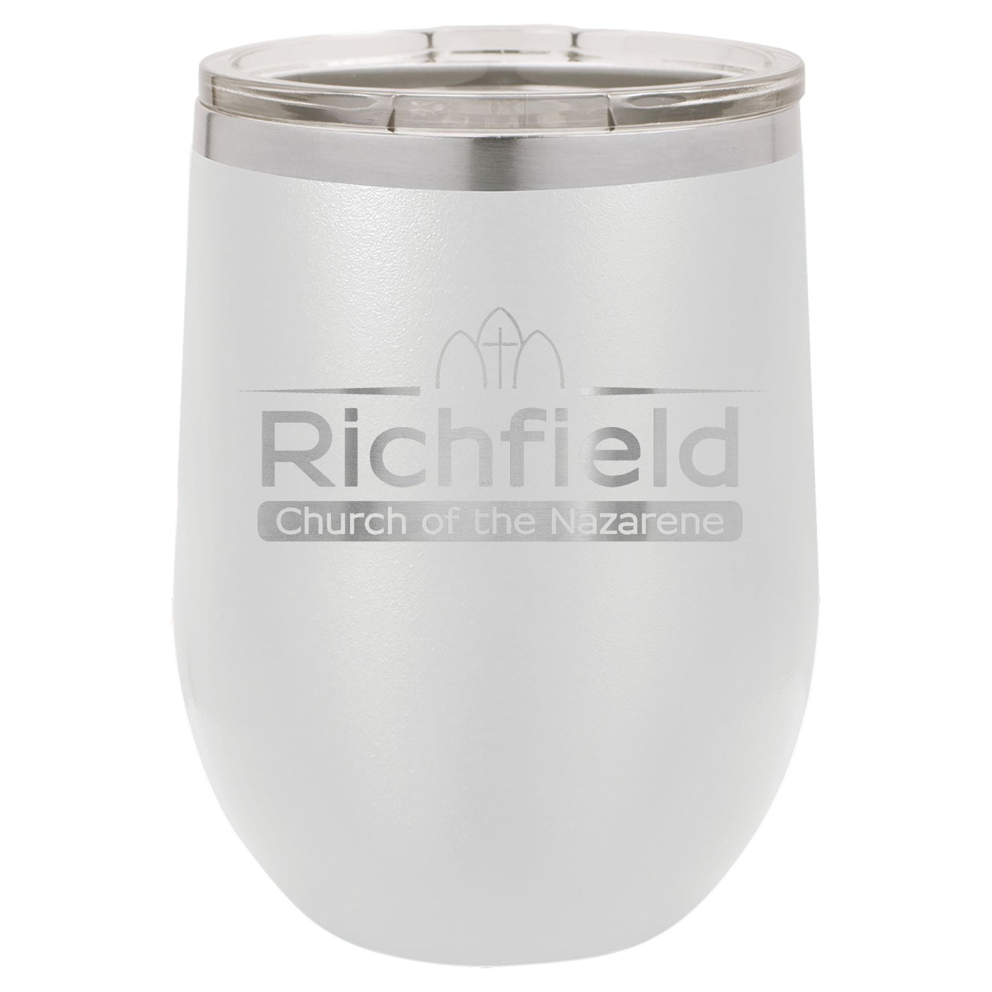 Richfield Church of the Nazarene 12 oz. Vacuum Insulated Stemless Tumbler Sample Set