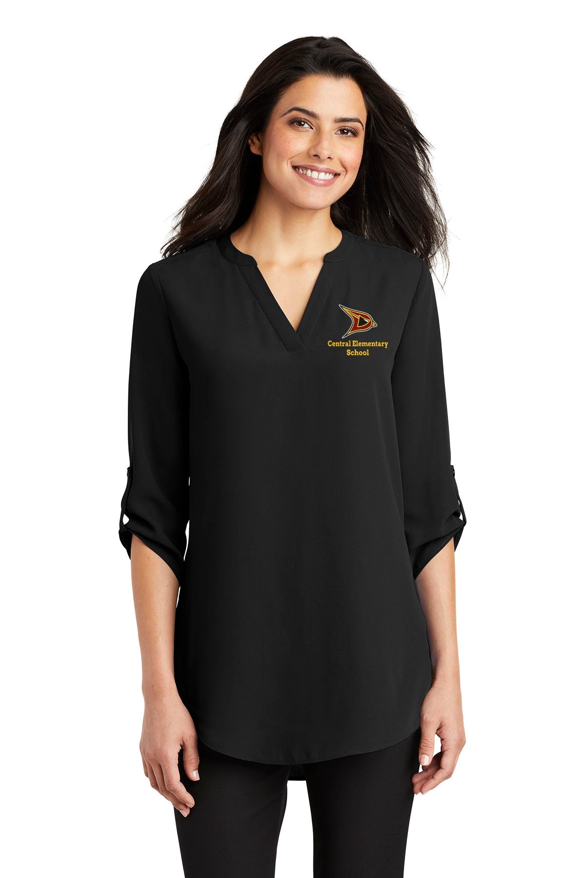 Central Elementary Port Authority ® Ladies 3/4-Sleeve Tunic Blouse