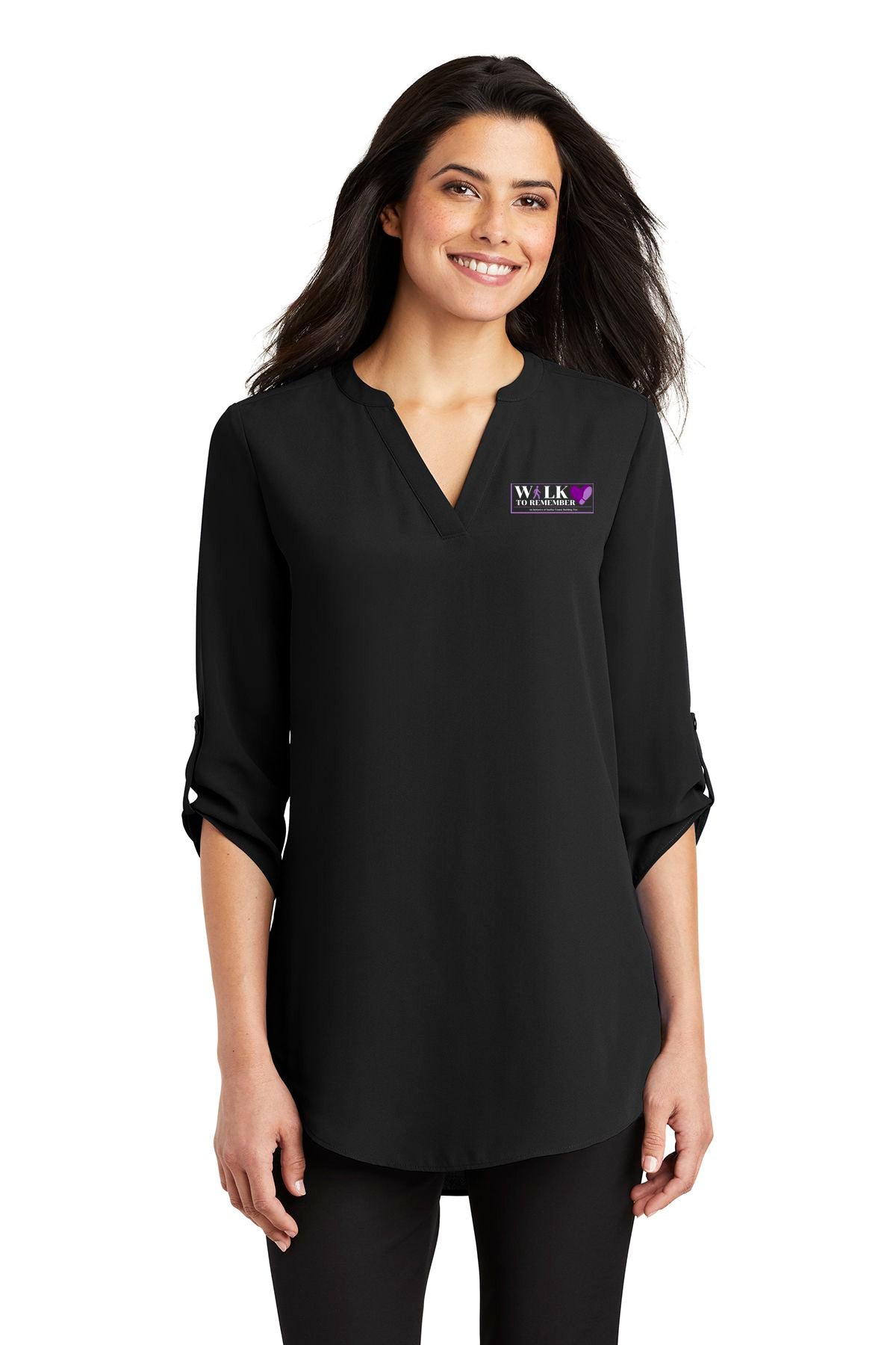 A Walk To Remember Port Authority ® Ladies 3/4-Sleeve Tunic Blouse