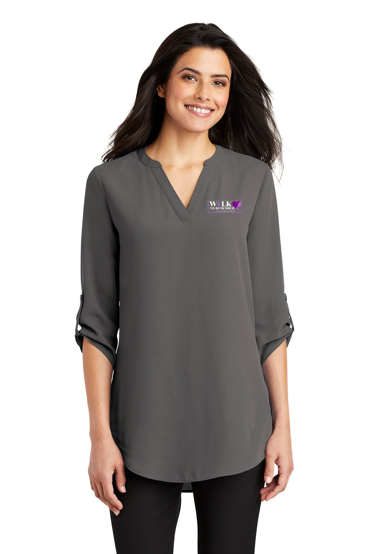 A Walk To Remember Port Authority ® Ladies 3/4-Sleeve Tunic Blouse