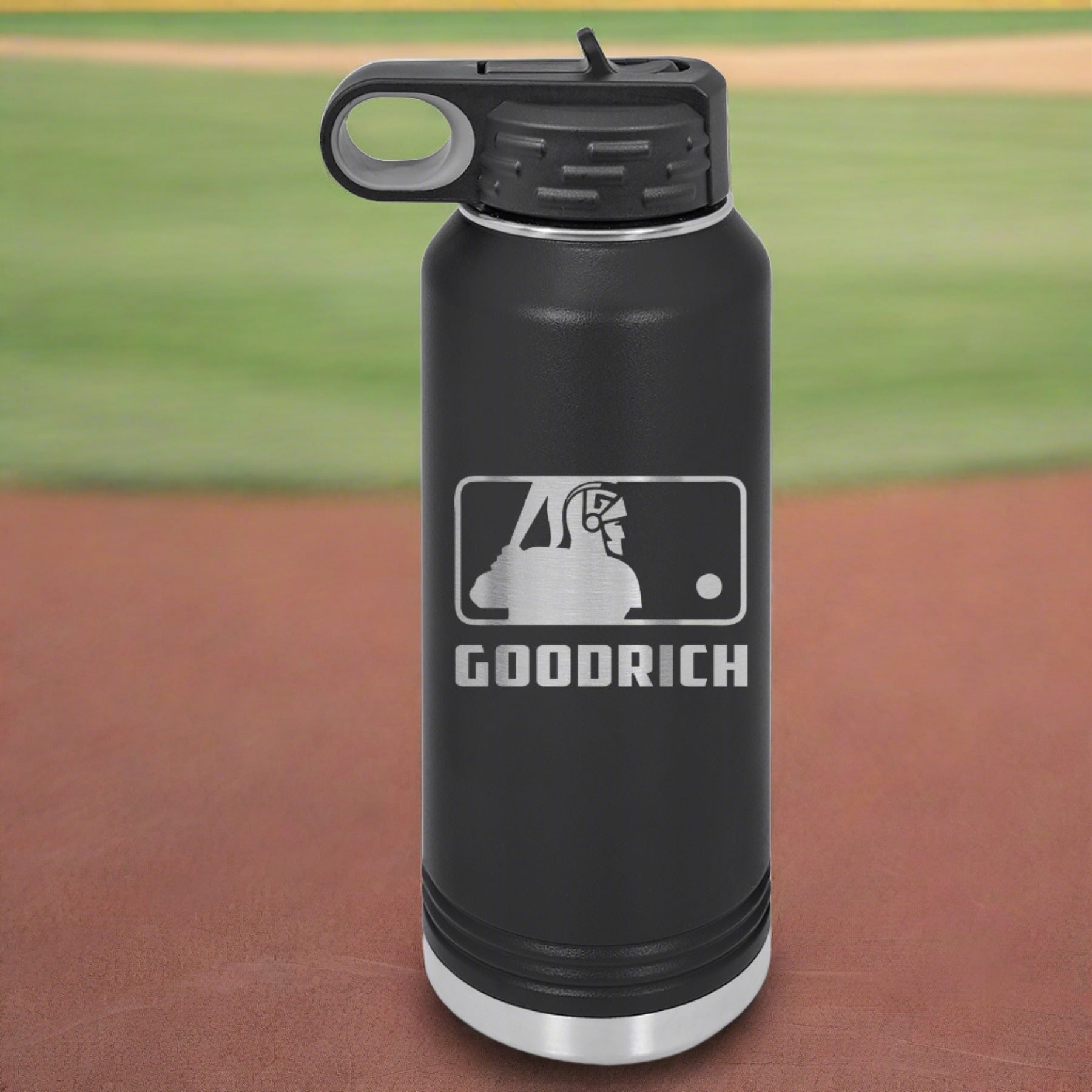 Goodrich Baseball Engraved 32 oz Water Bottle