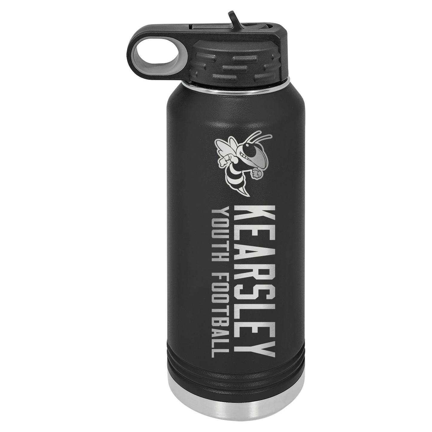 Kearsley Football Engraved 32 oz Water Bottle