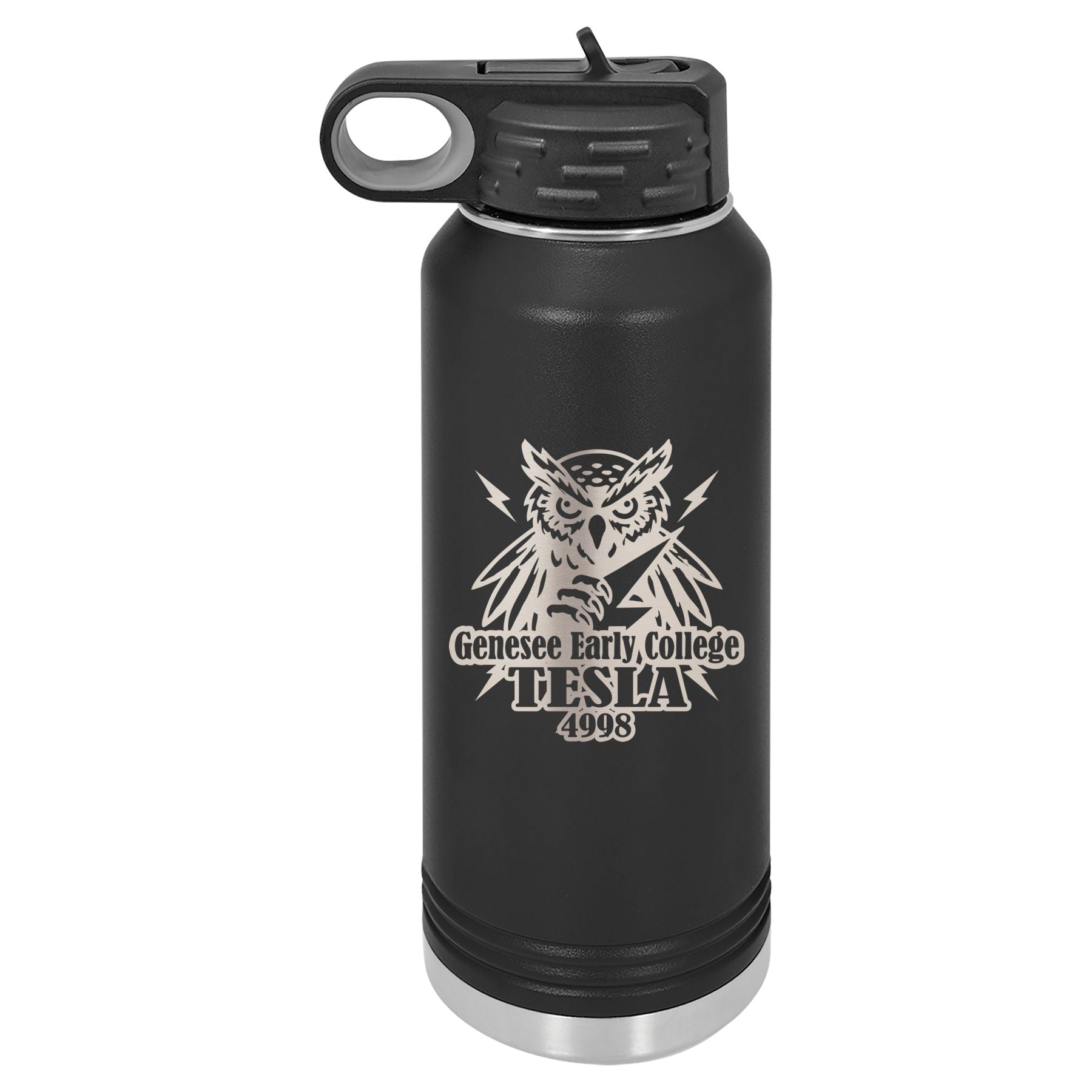 Tesla Engraved Water Bottle