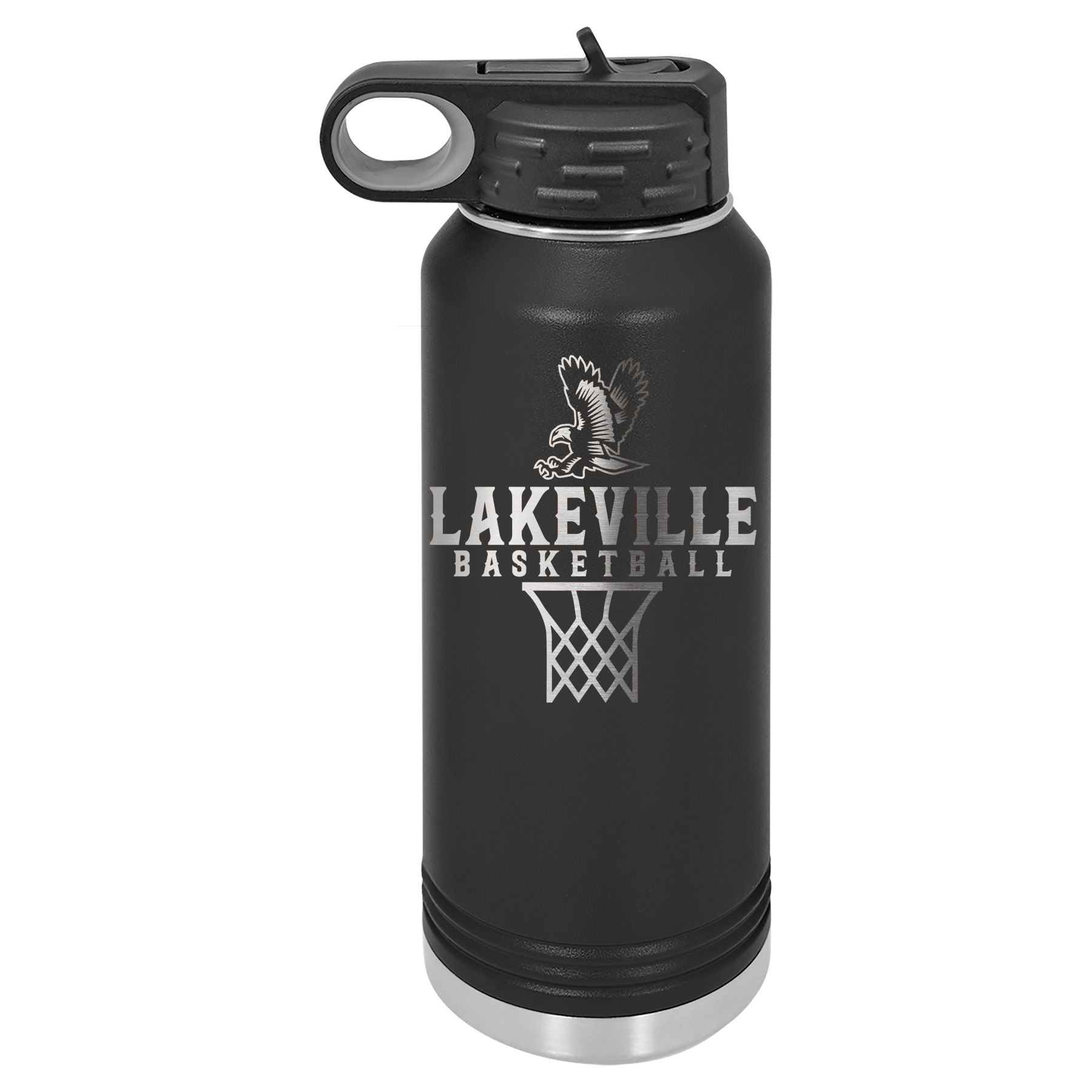Lakeville Basketball Engraved 32oz Water Bottle