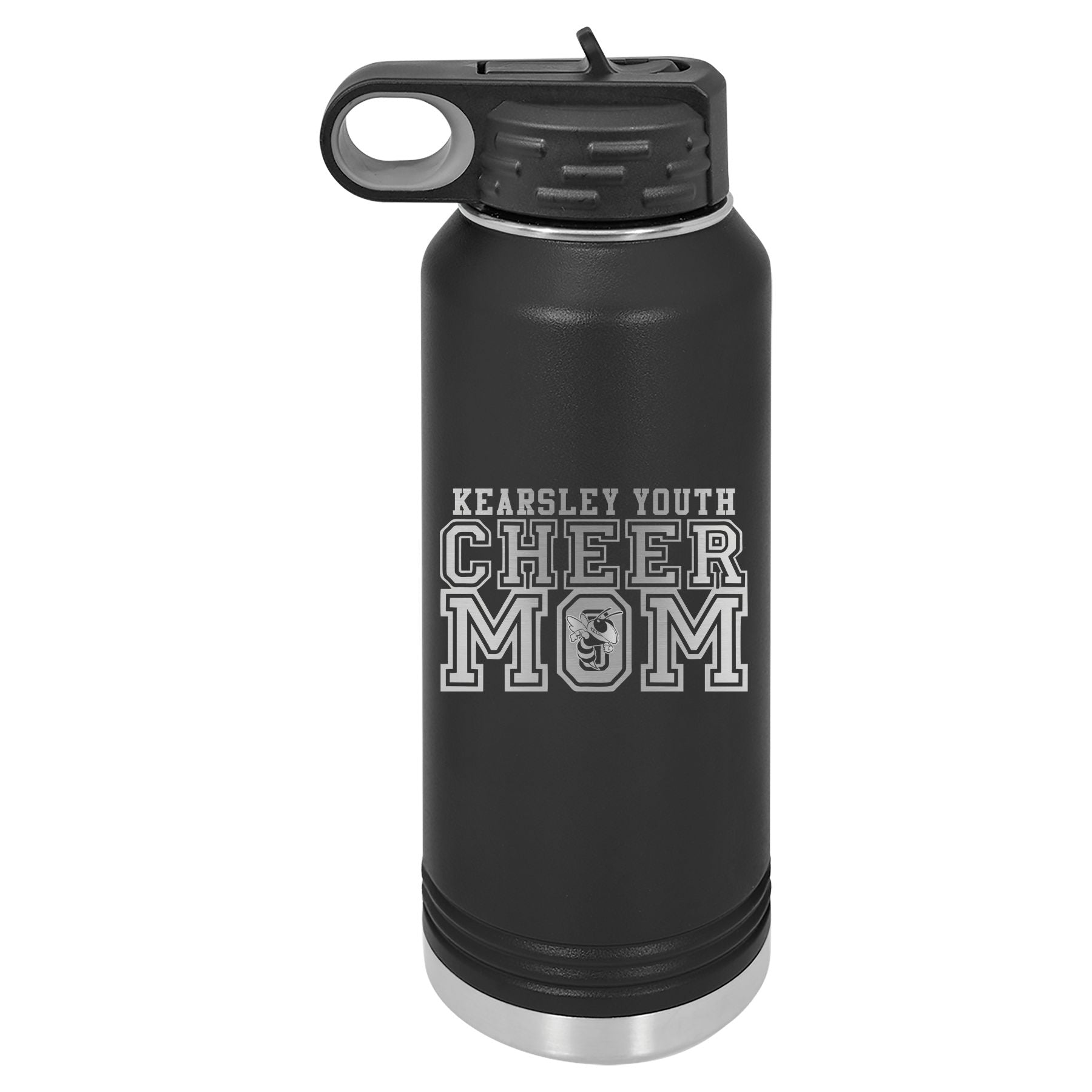 Kearsley Cheer Mom Engraved 32 oz Water Bottle