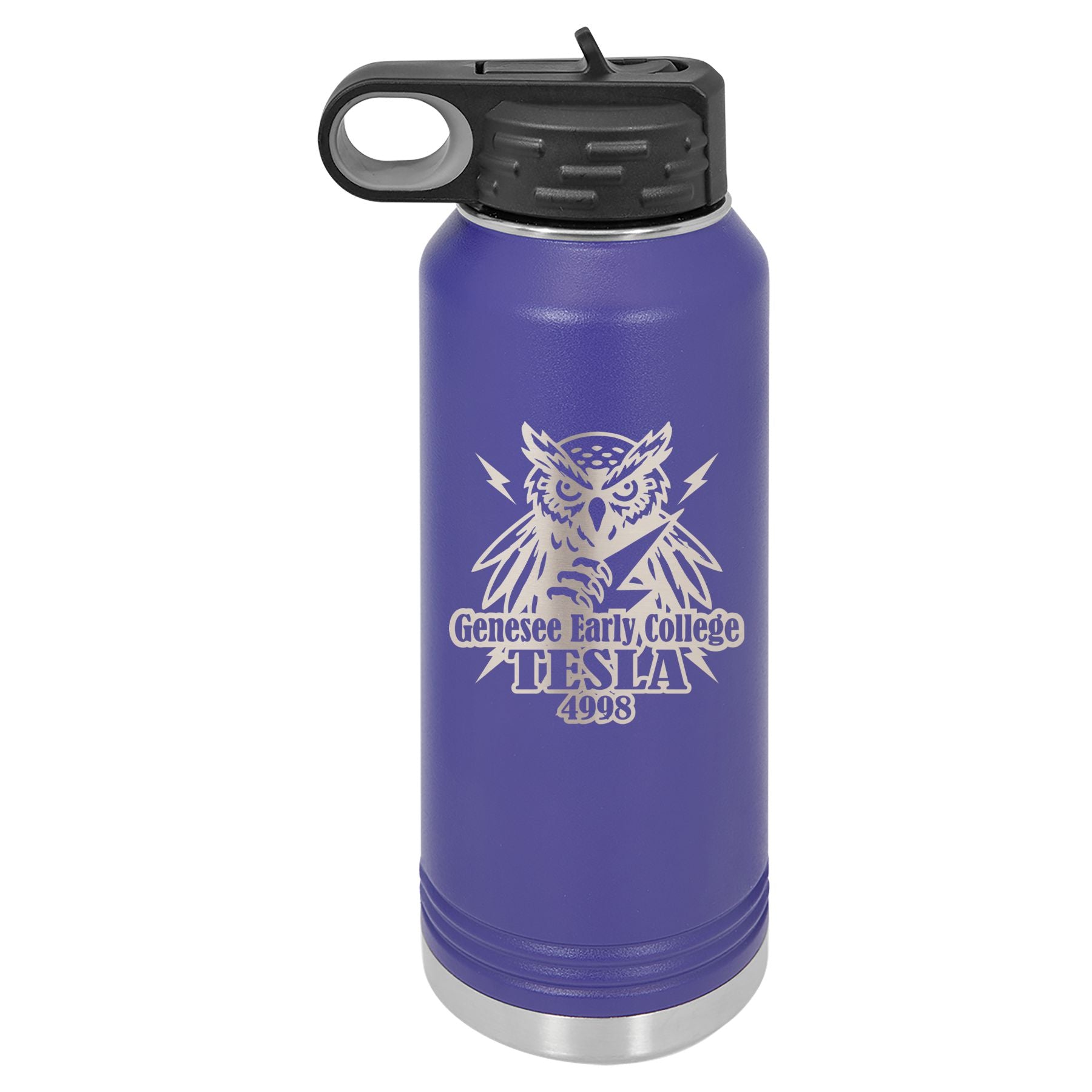 Tesla Engraved Water Bottle