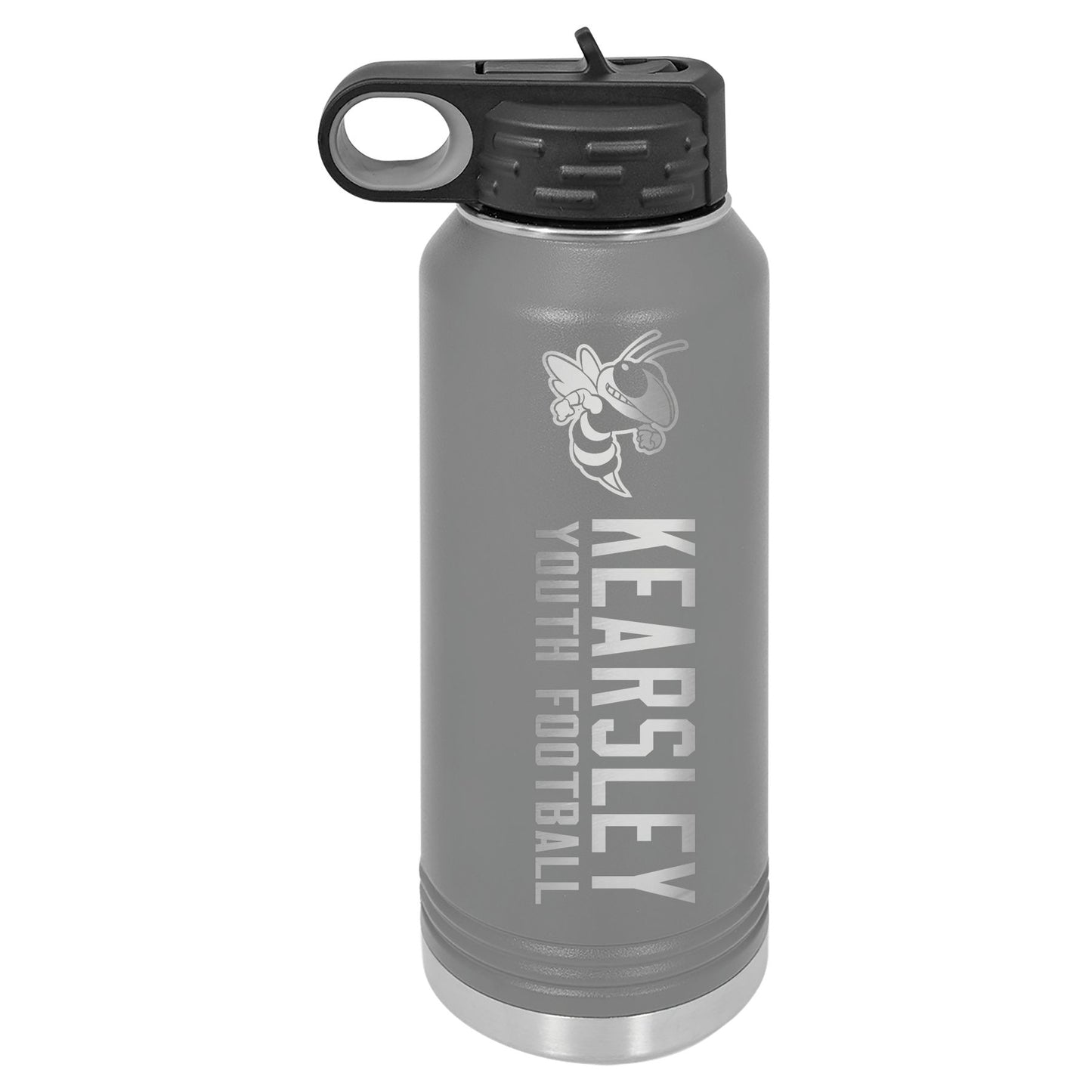 Kearsley Football Engraved 32 oz Water Bottle