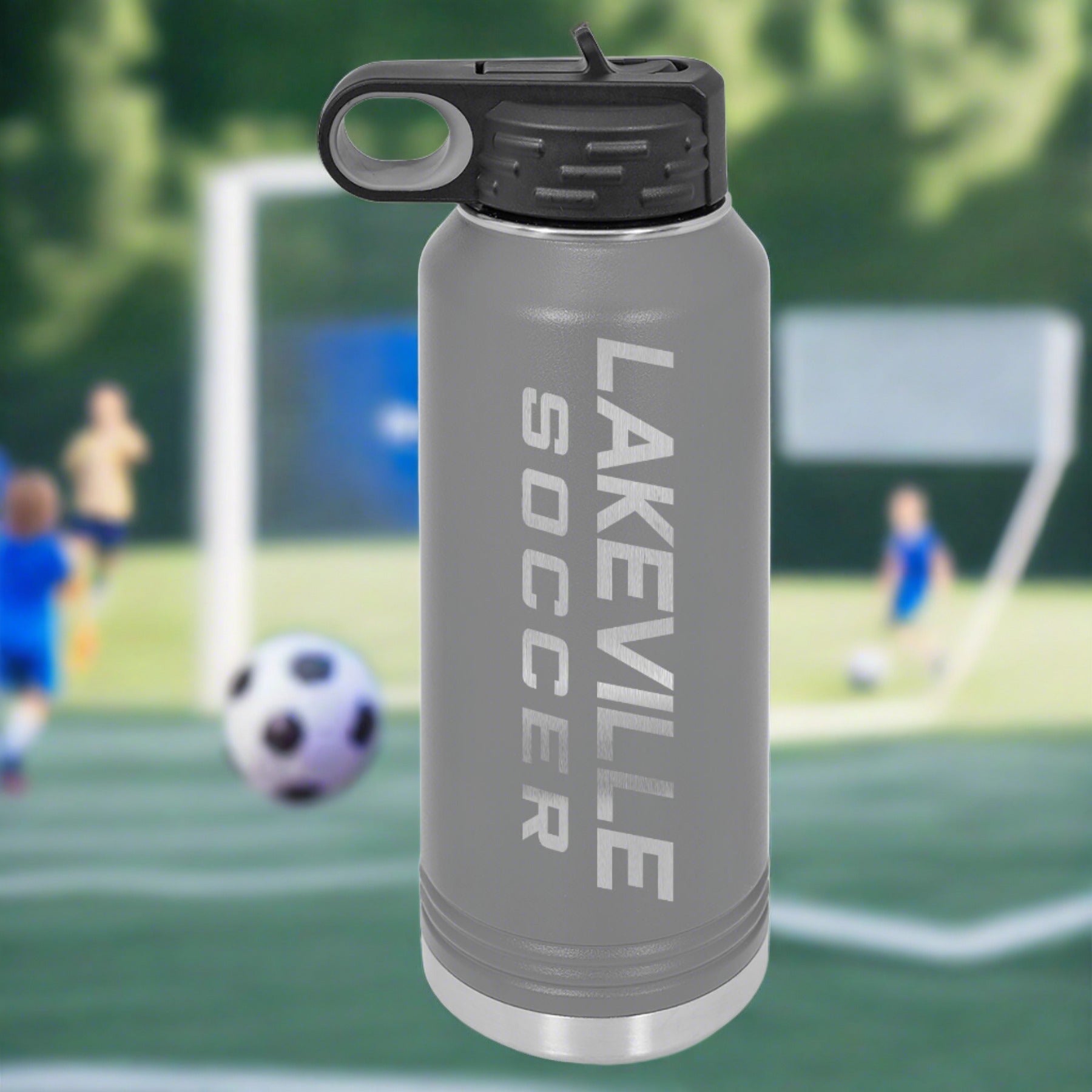 Lakeville Soccer Engraved 32 oz Water Bottle
