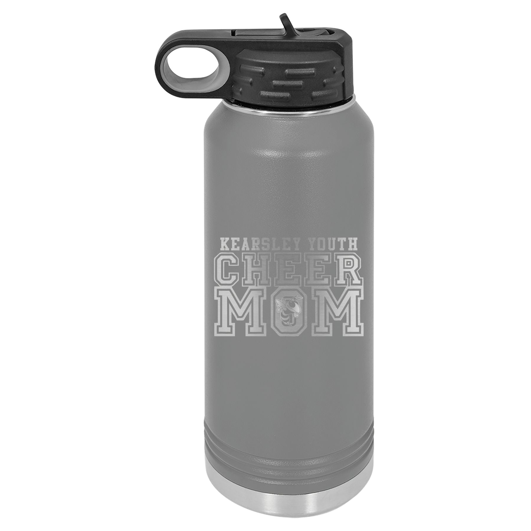 Kearsley Cheer Mom Engraved 32 oz Water Bottle