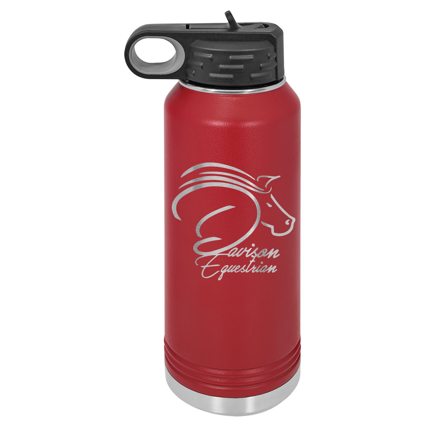 Davison Equestrian Engraved 32 oz Water Bottle