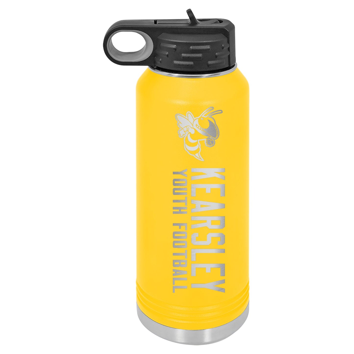 Kearsley Football Engraved 32 oz Water Bottle