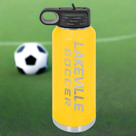 Lakeville Soccer Engraved 32 oz Water Bottle