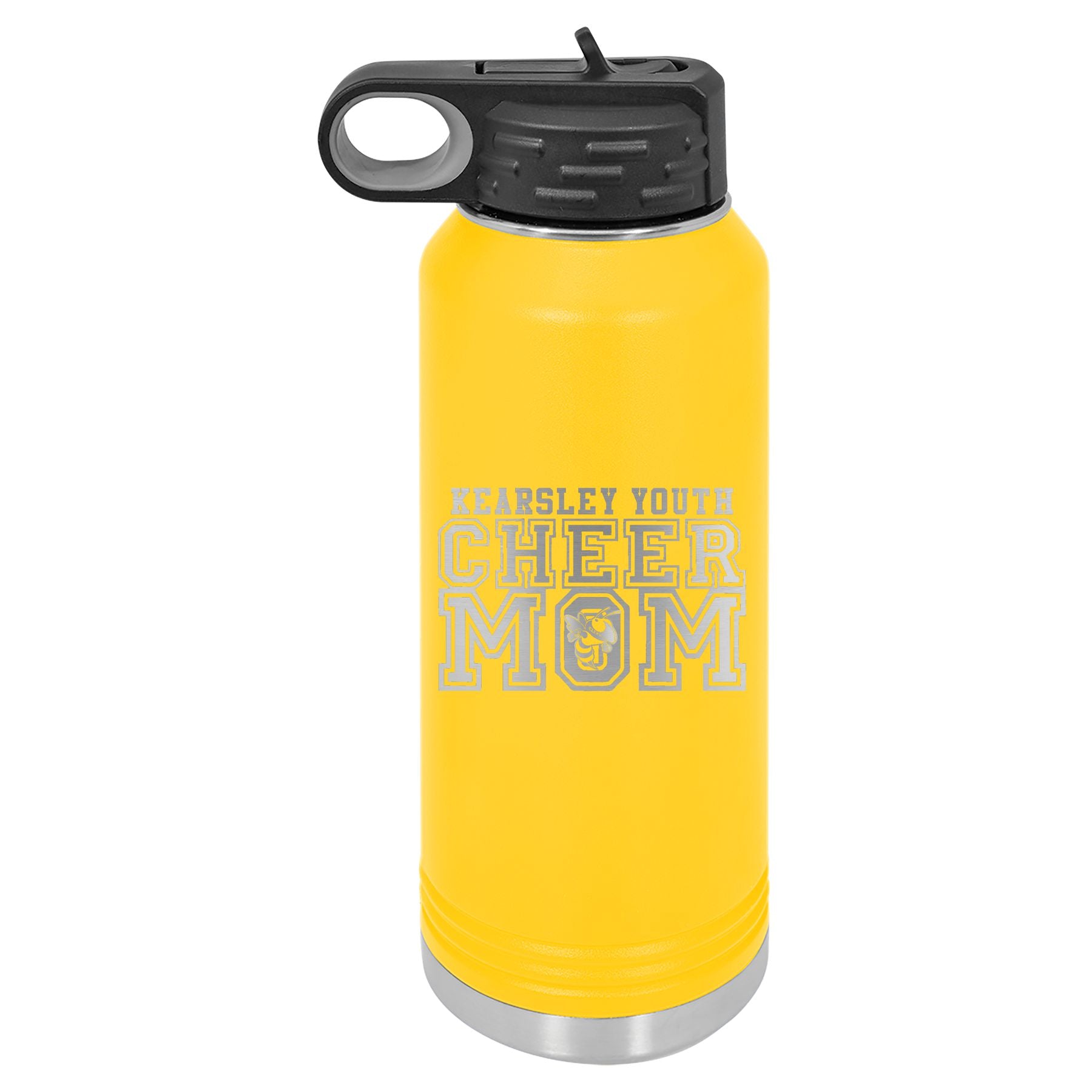 Kearsley Cheer Mom Engraved 32 oz Water Bottle