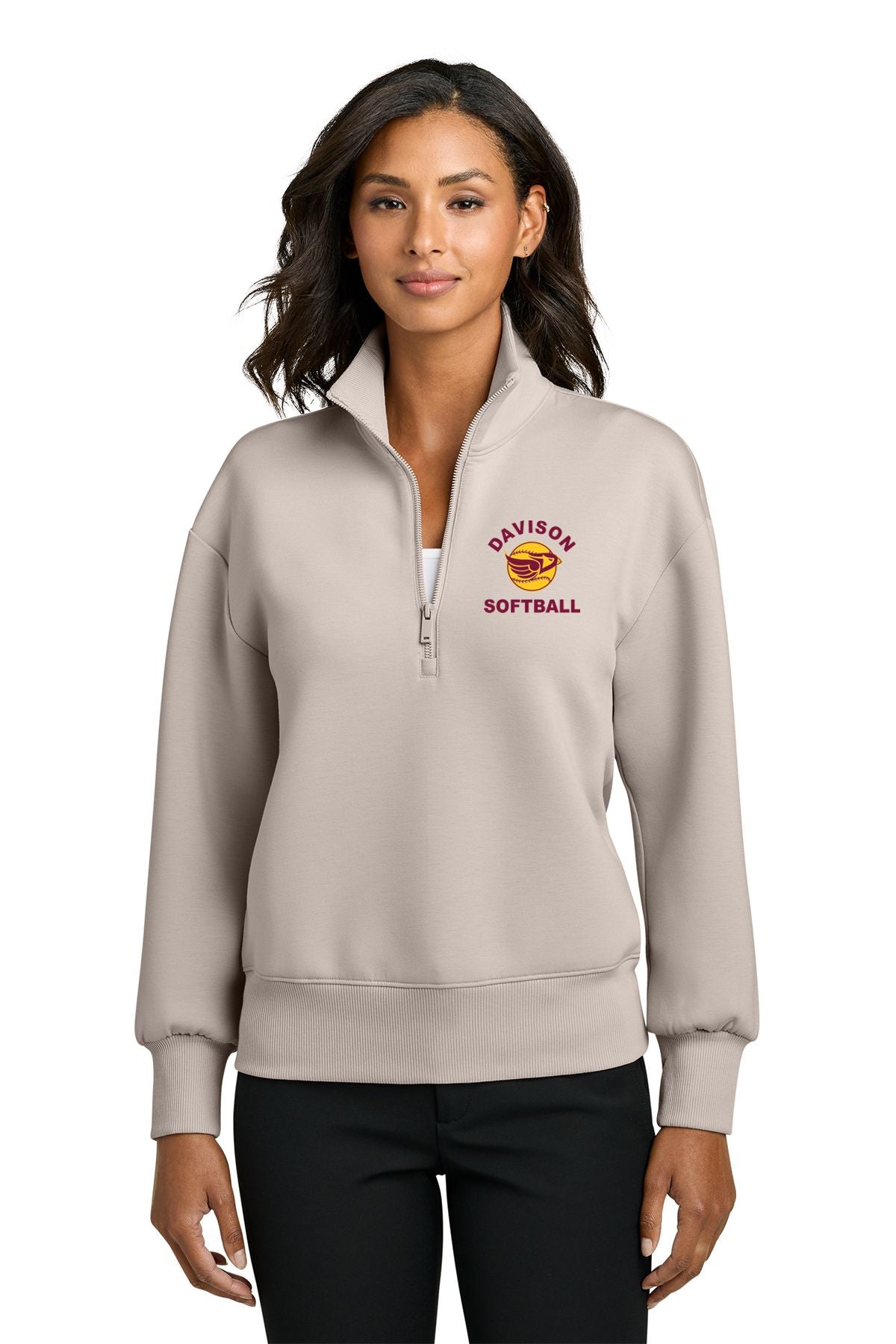 Davison Softball Women’s Soft Spacer 1/4-Zip