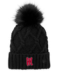 Mustangs Faux Fur Pom Beanie