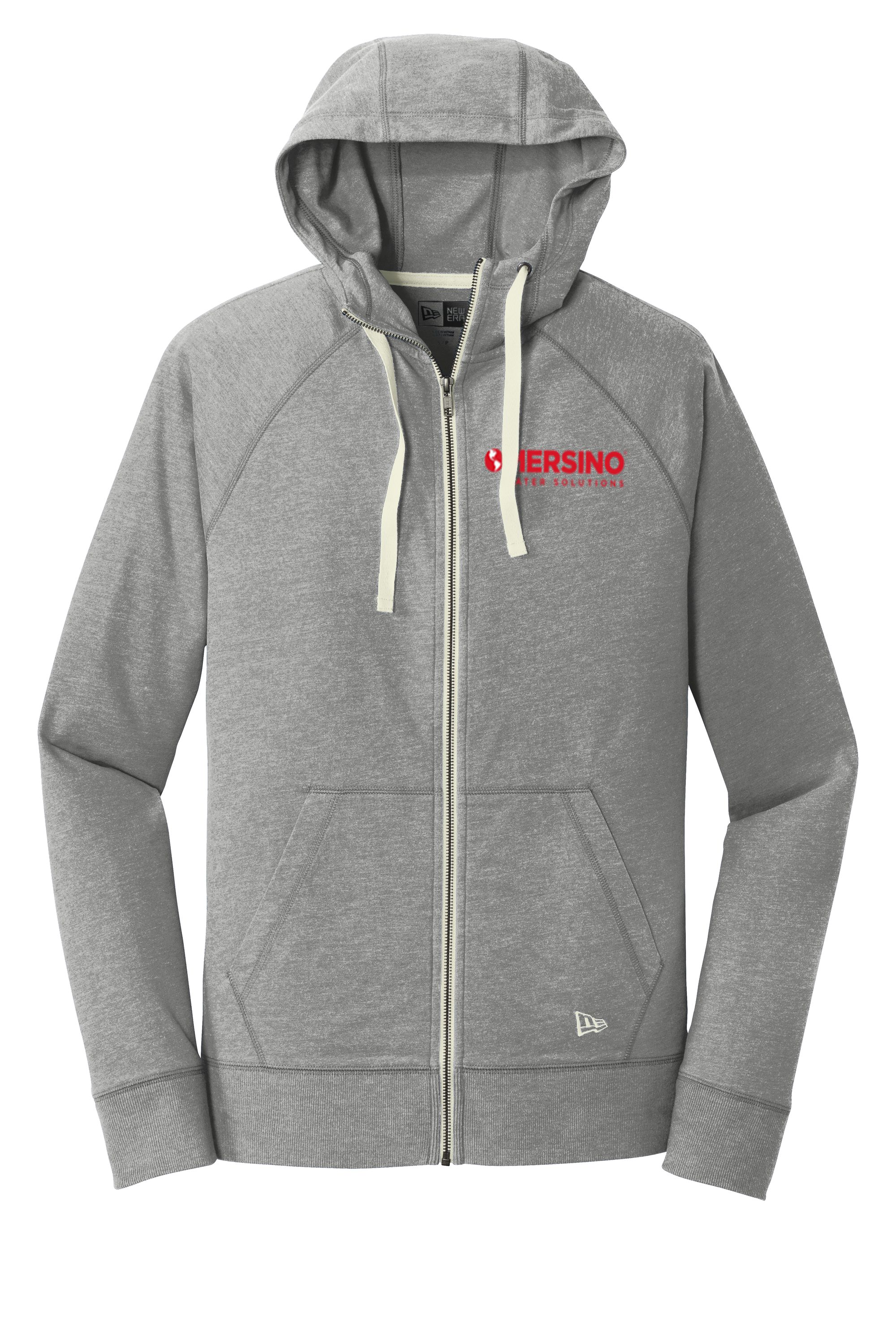 Mersino Sueded Cotton Blend Full-Zip Hoodie