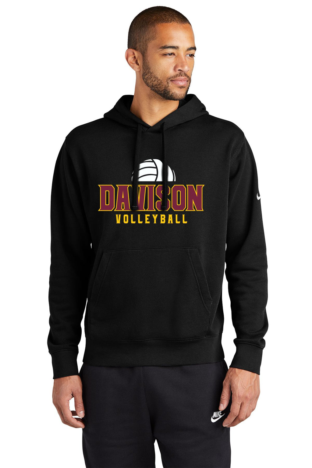 Davison Volleyball Nike Club Fleece Hood