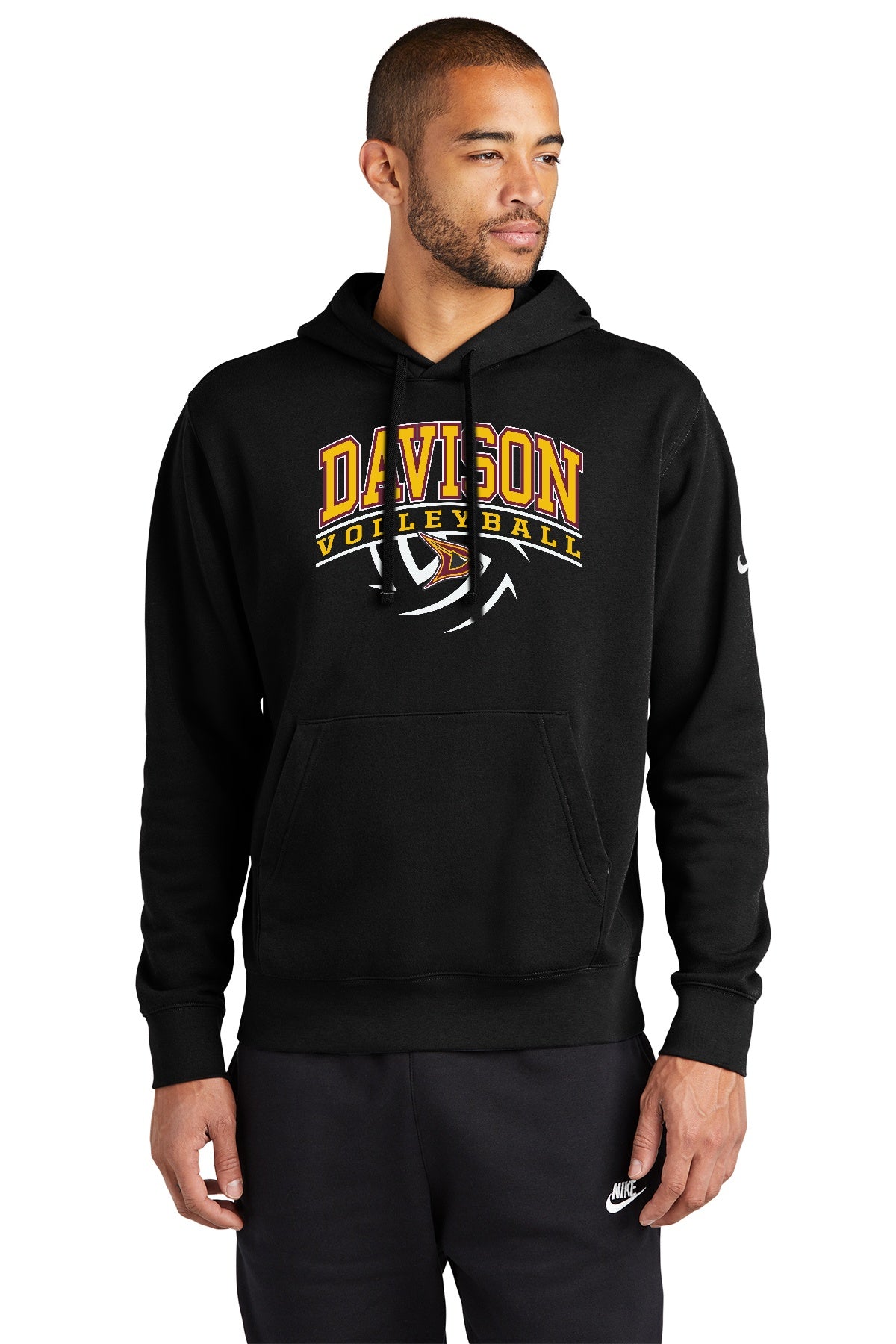 Davison Volleyball Nike Club Fleece Hood