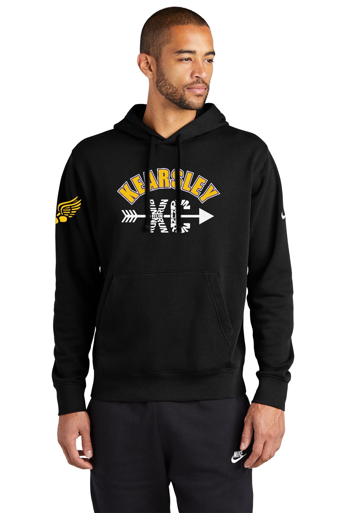 Kearsley Cross Country Nike Club Fleece Hood