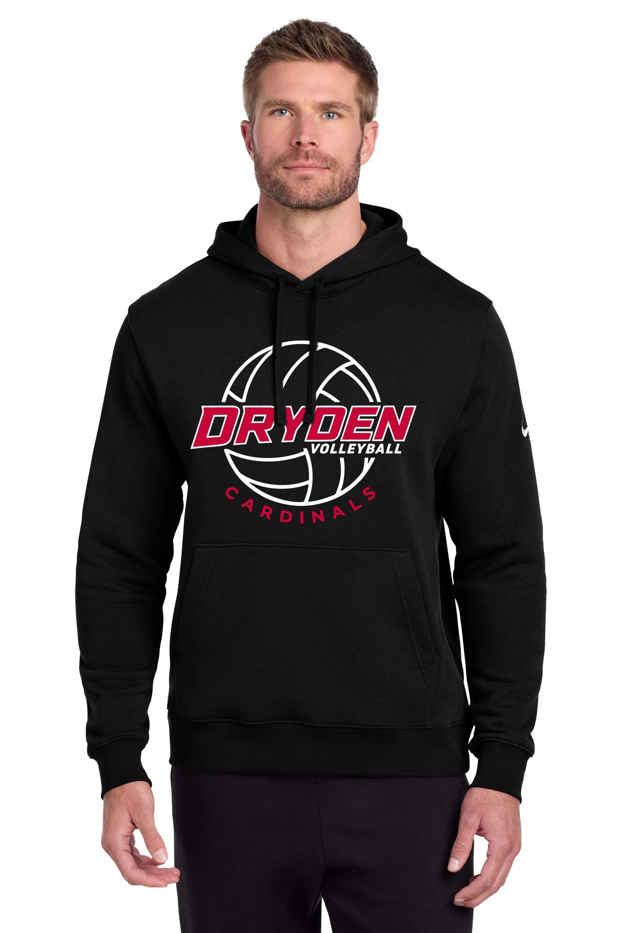 Dryden Volleyball Nike Club Fleece Hood