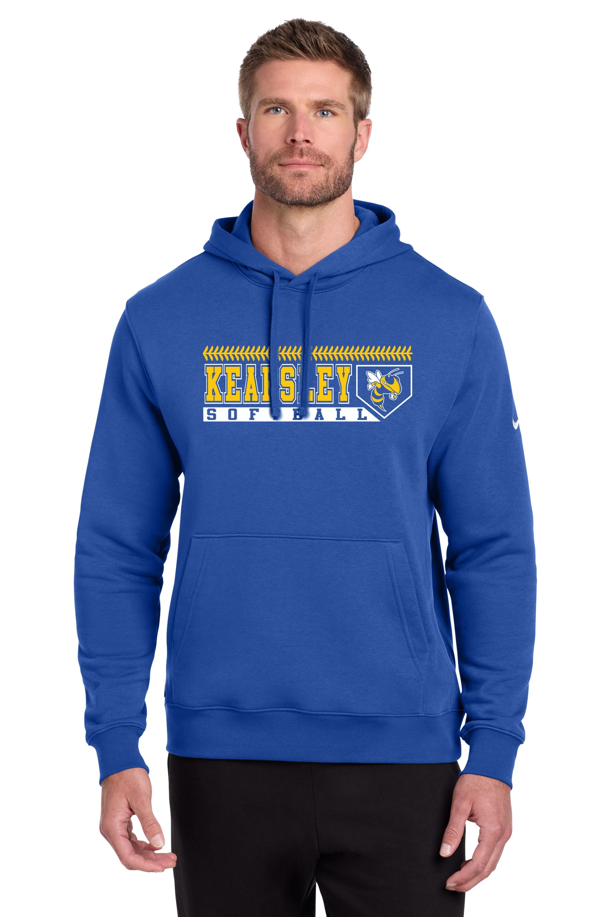 Kearsley Softball Nike Club Fleece Hood
