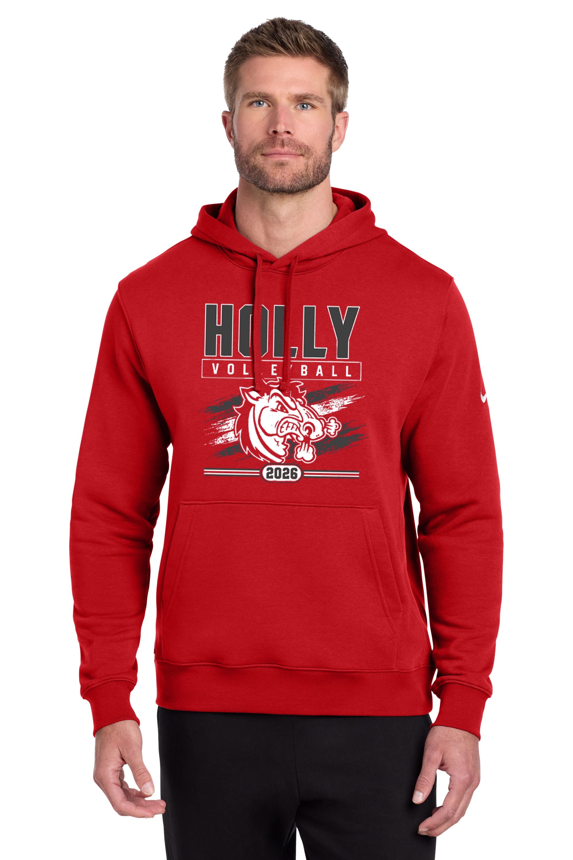 Holly Volleyball Nike Club Fleece Hood
