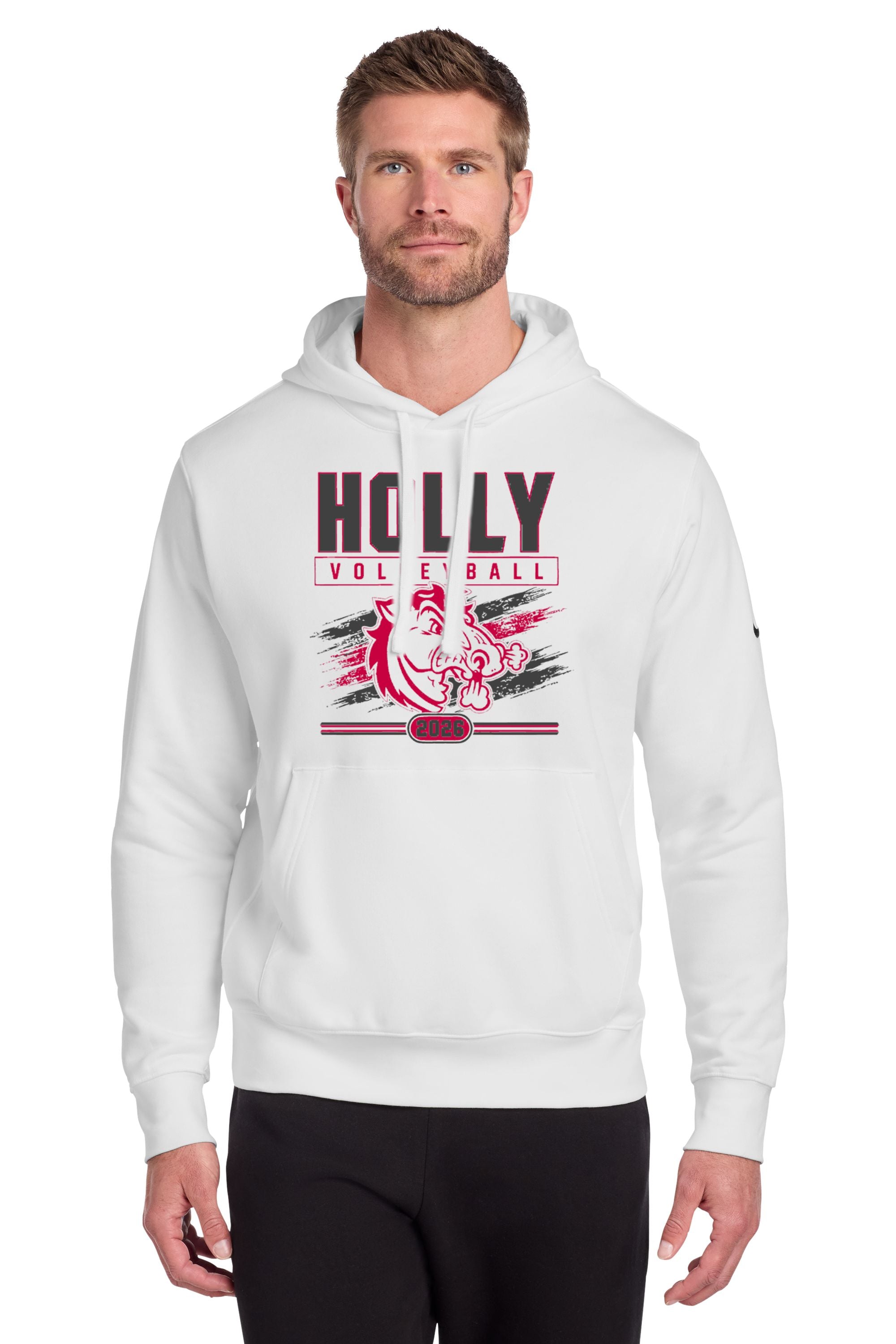 Holly Volleyball Nike Club Fleece Hood