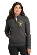 Kearsley Soccer Nike Women's Club Fleece Sleeve Swoosh 1/2-Zip