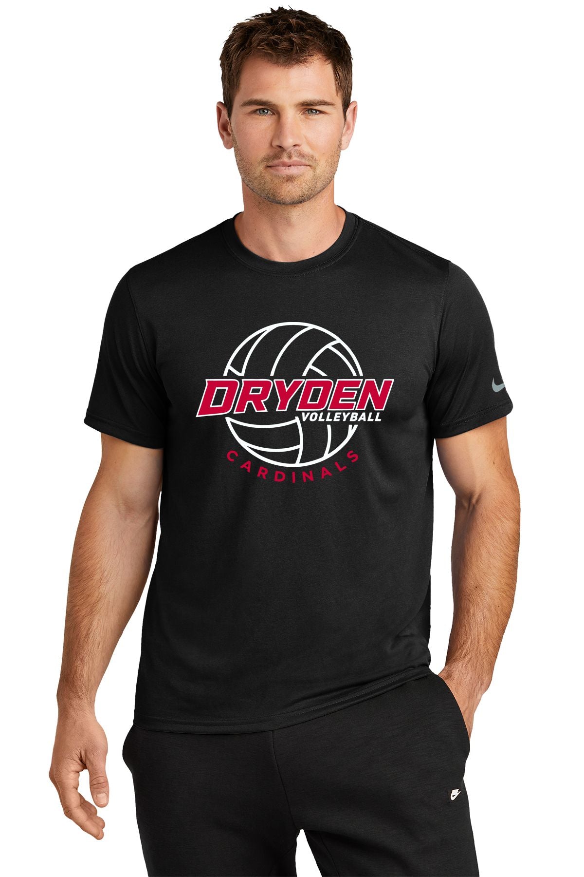 Dryden Volleyball Nike Swoosh Sleeve rLegend Tee