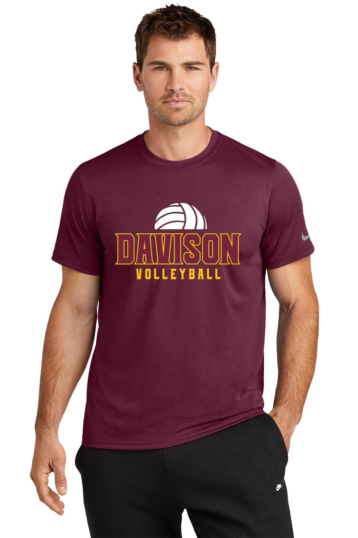 Davison Volleyball Nike Swoosh Sleeve rLegend Tee