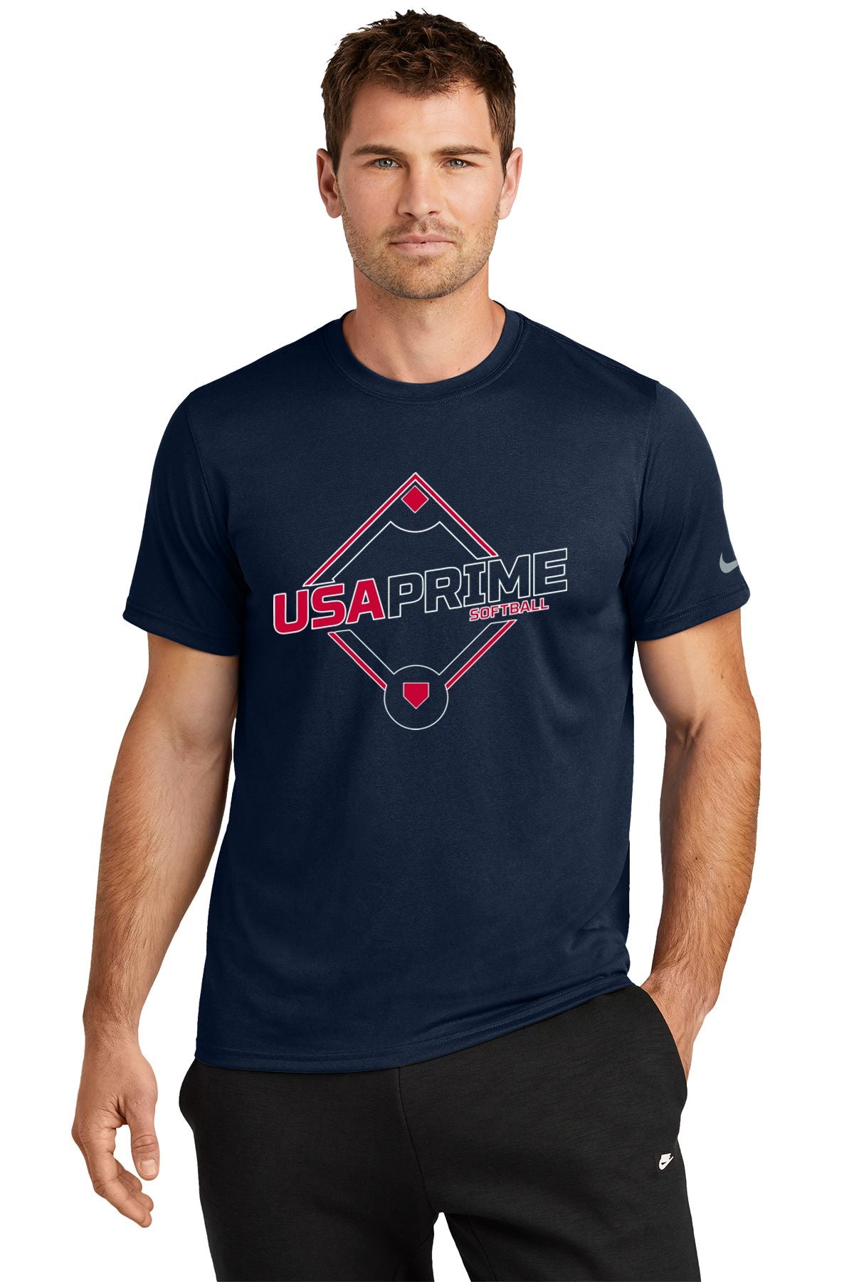 USA Prime Softball Nike Swoosh Sleeve rLegend Tee