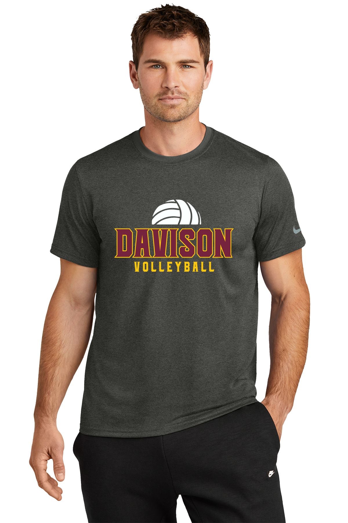 Davison Volleyball Nike Swoosh Sleeve rLegend Tee