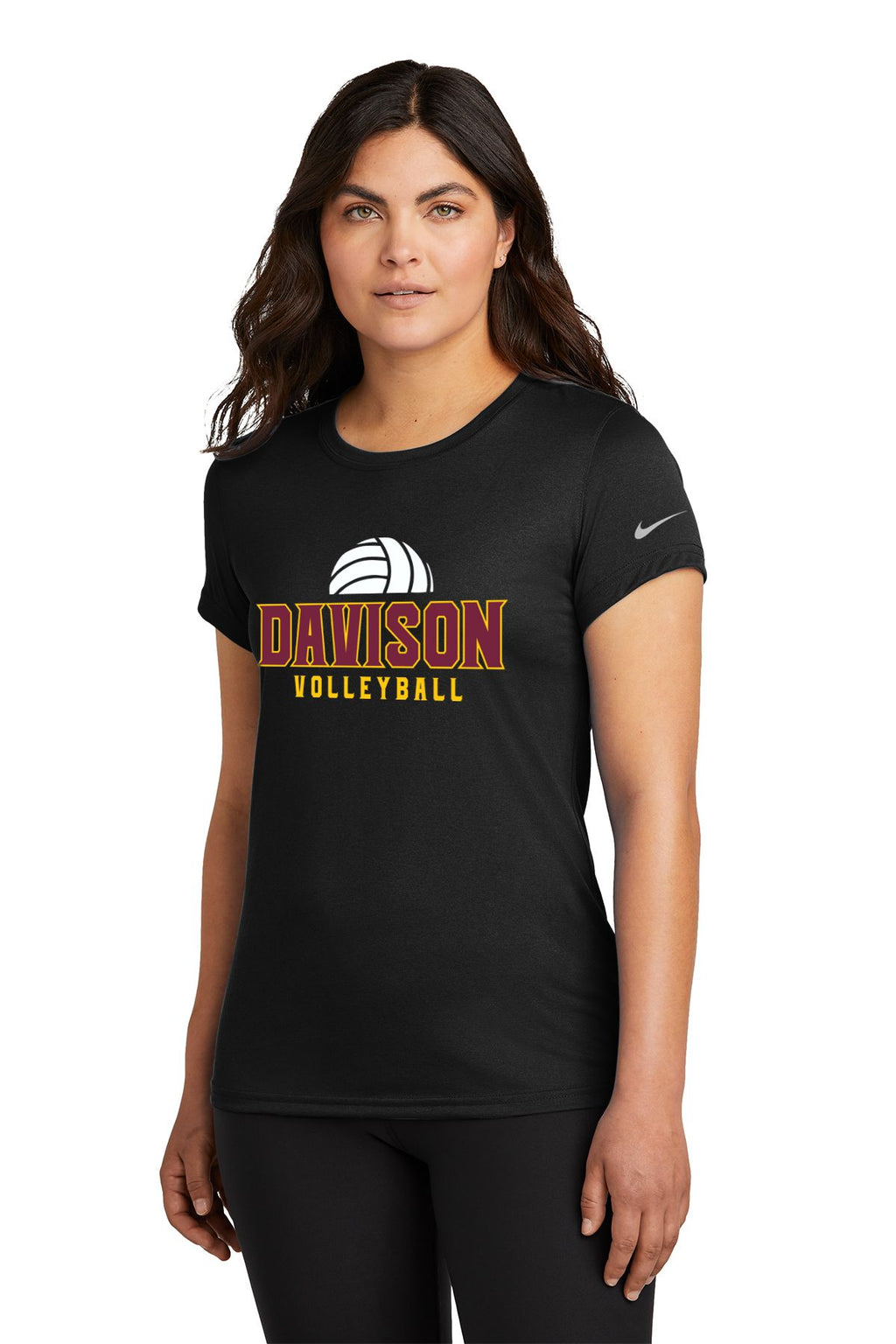 Davison Volleyball Nike Swoosh Sleeve rLegend Tee