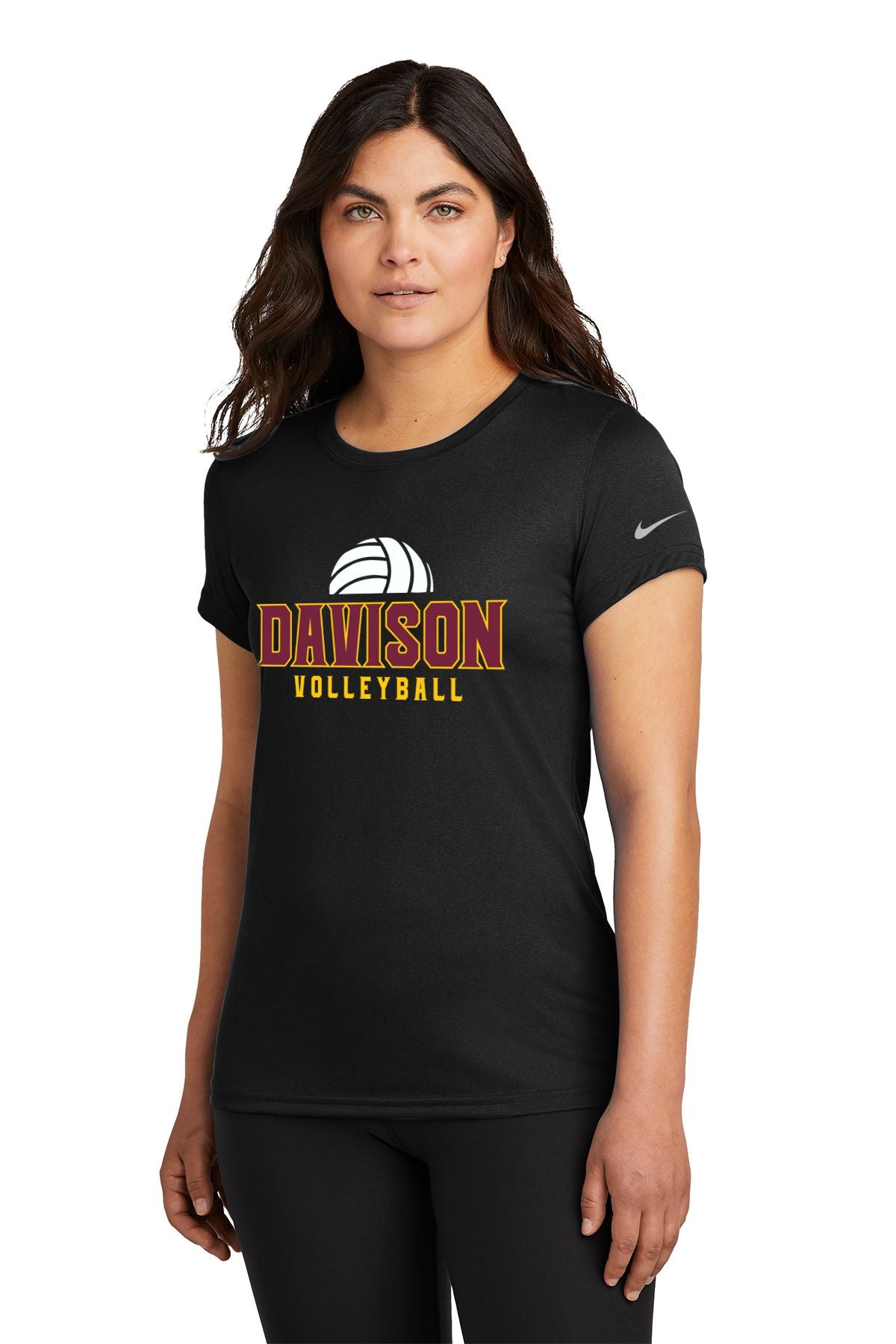 Davison Volleyball Nike Swoosh Sleeve rLegend Tee