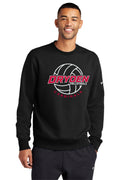 Dryden Volleyball Nike Club Fleece Sleeve Swoosh Crew
