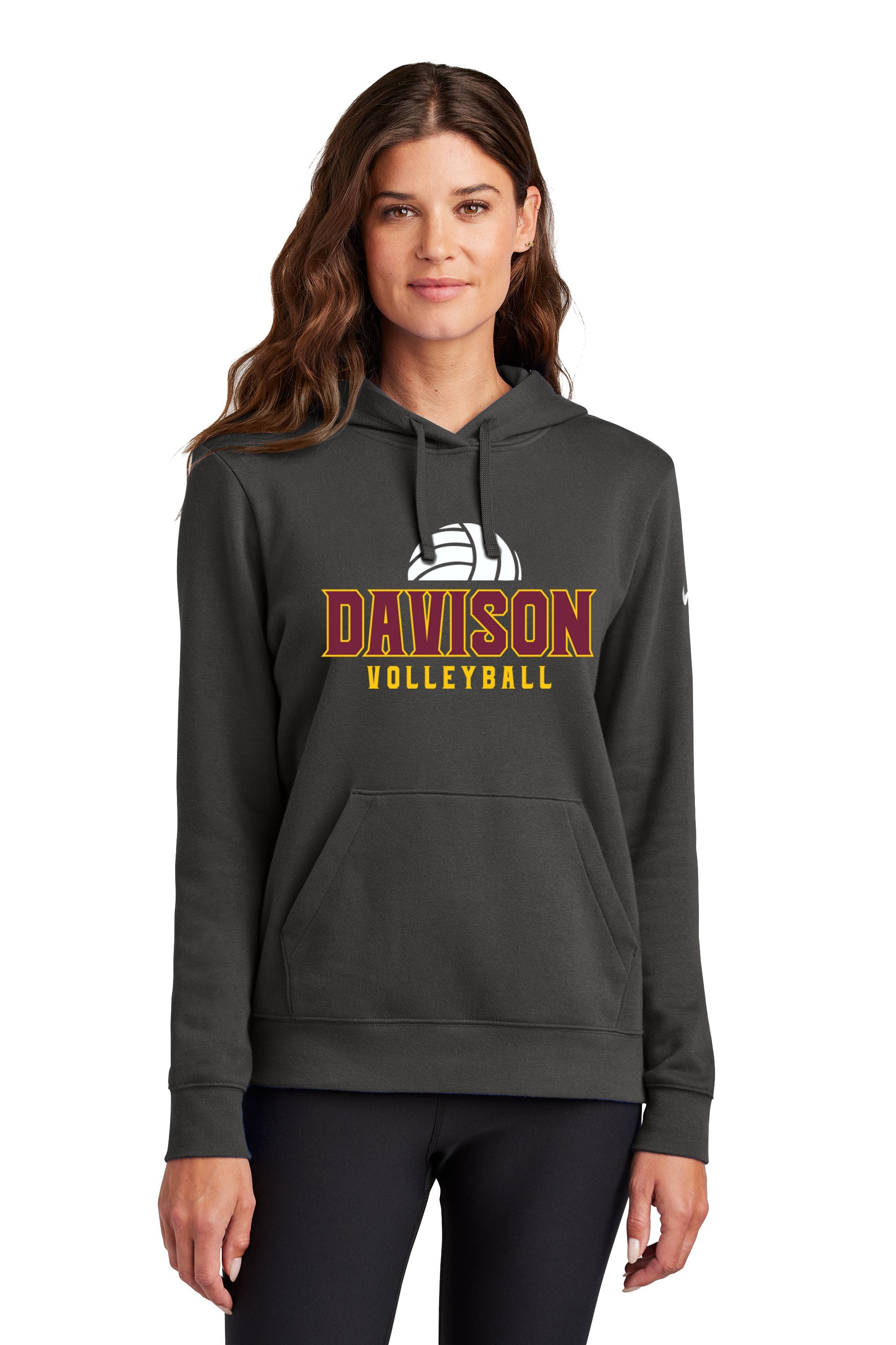Davison Volleyball Nike Club Fleece Hood