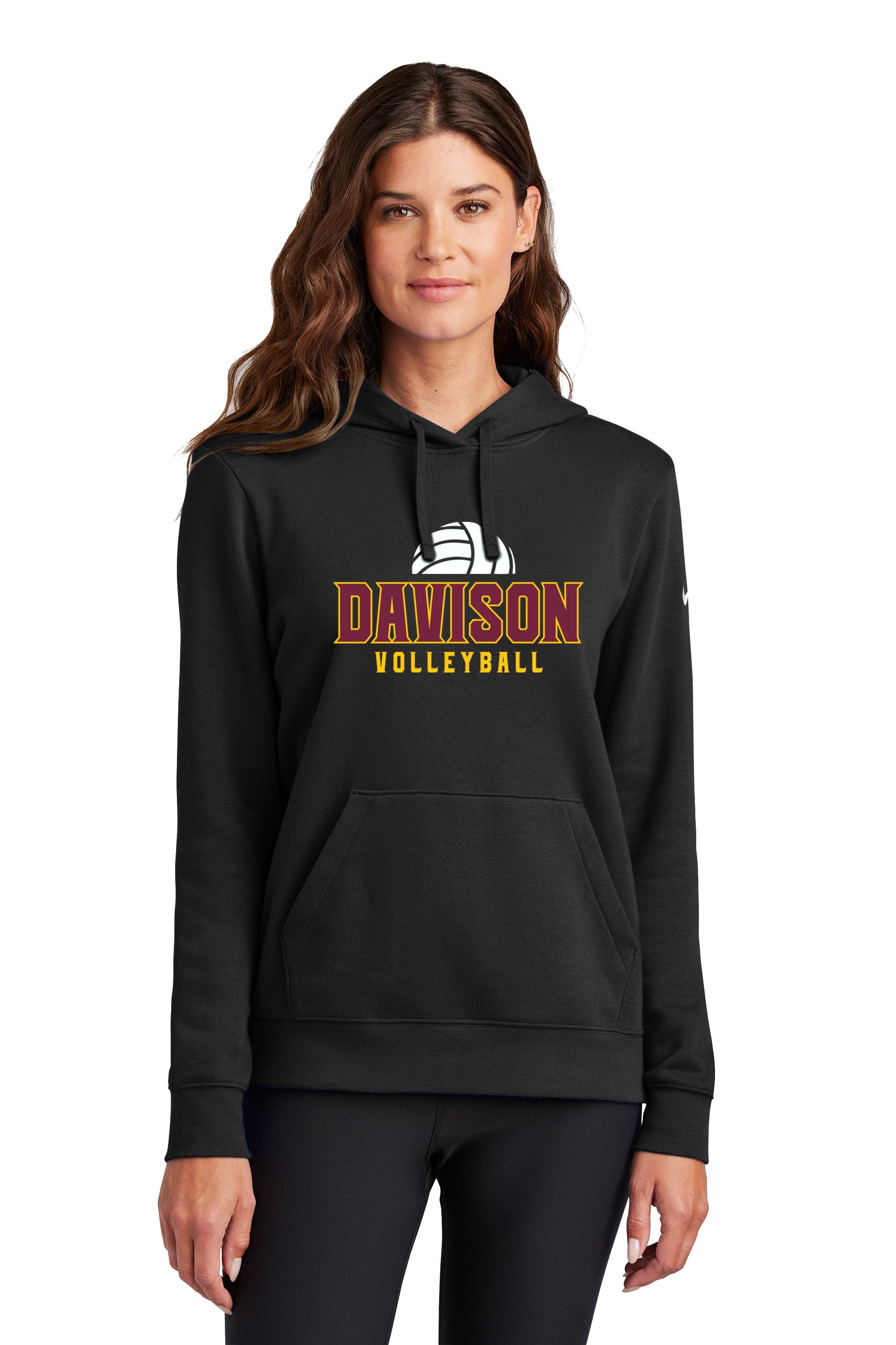 Davison Volleyball Nike Club Fleece Hood