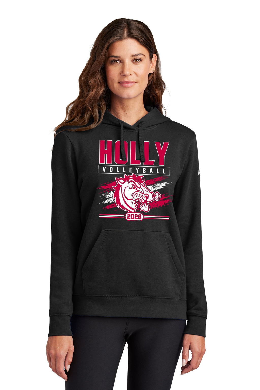 Holly Volleyball Nike Club Fleece Hood