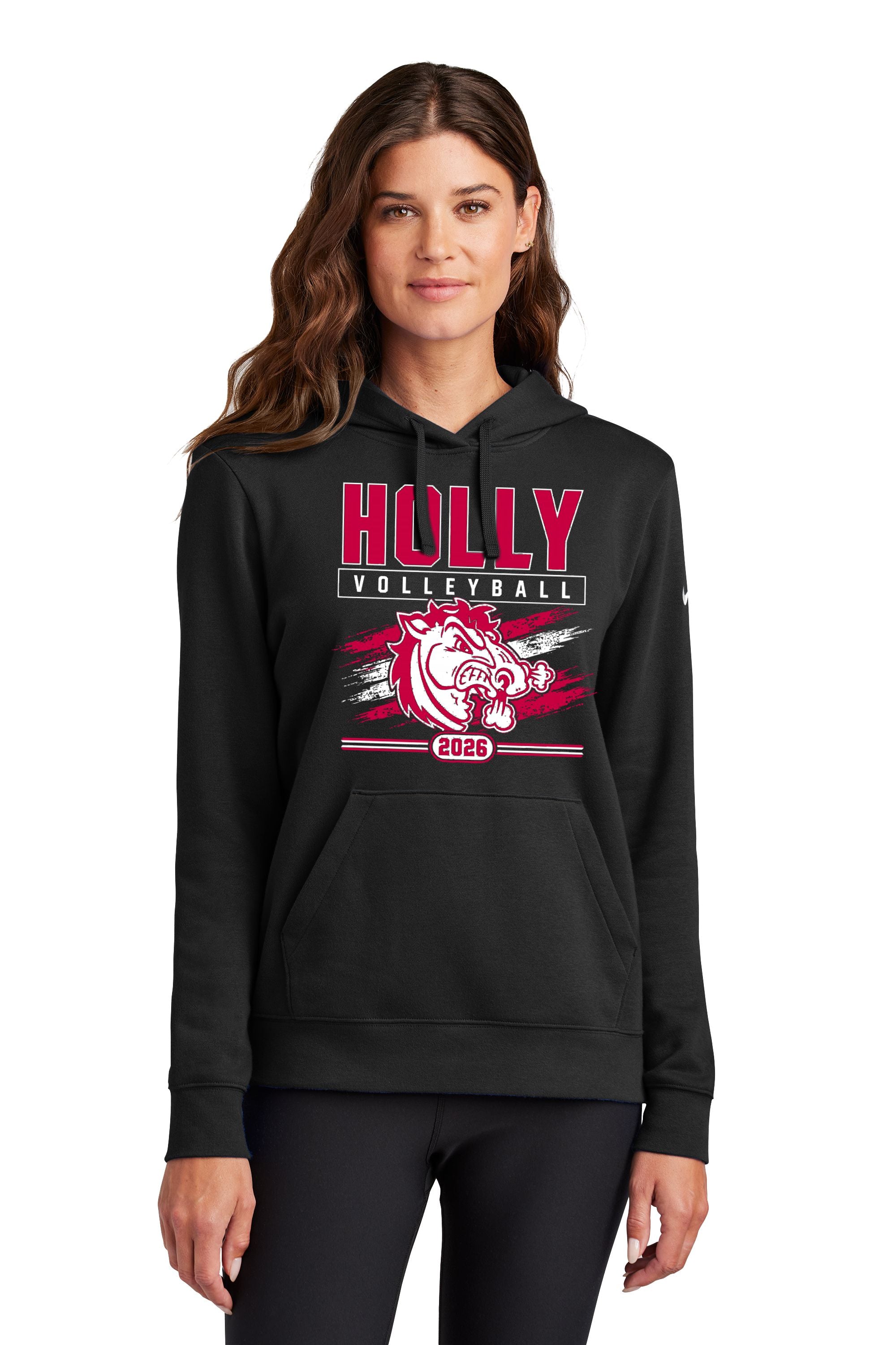 Holly Volleyball Nike Club Fleece Hood