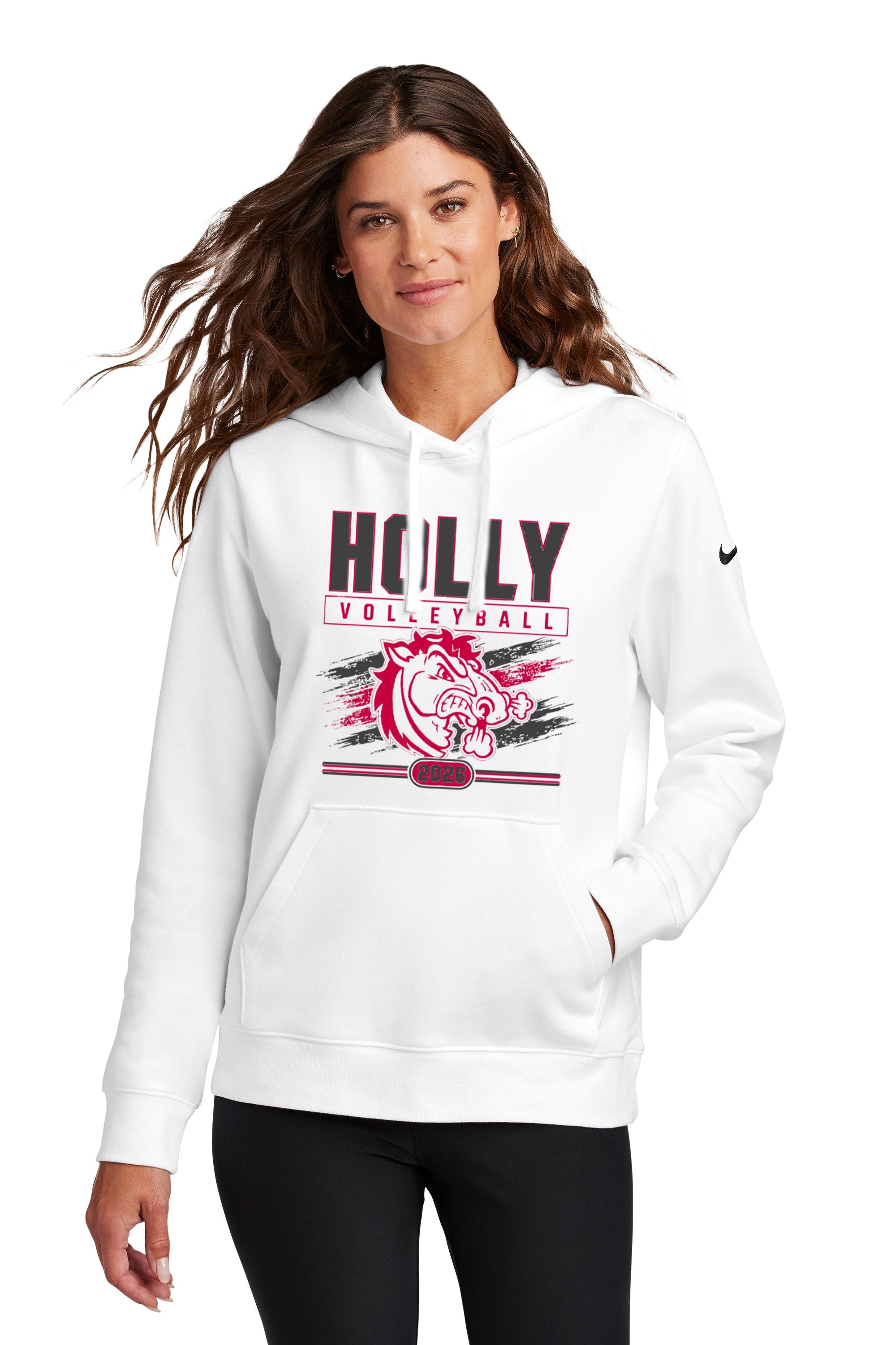 Holly Volleyball Nike Club Fleece Hood